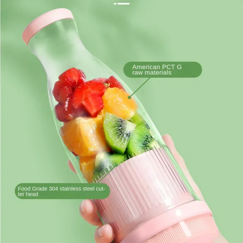 Kitchen electric orange juice extractor, portable blender with bottle, wireless fresh juice extractor, blender