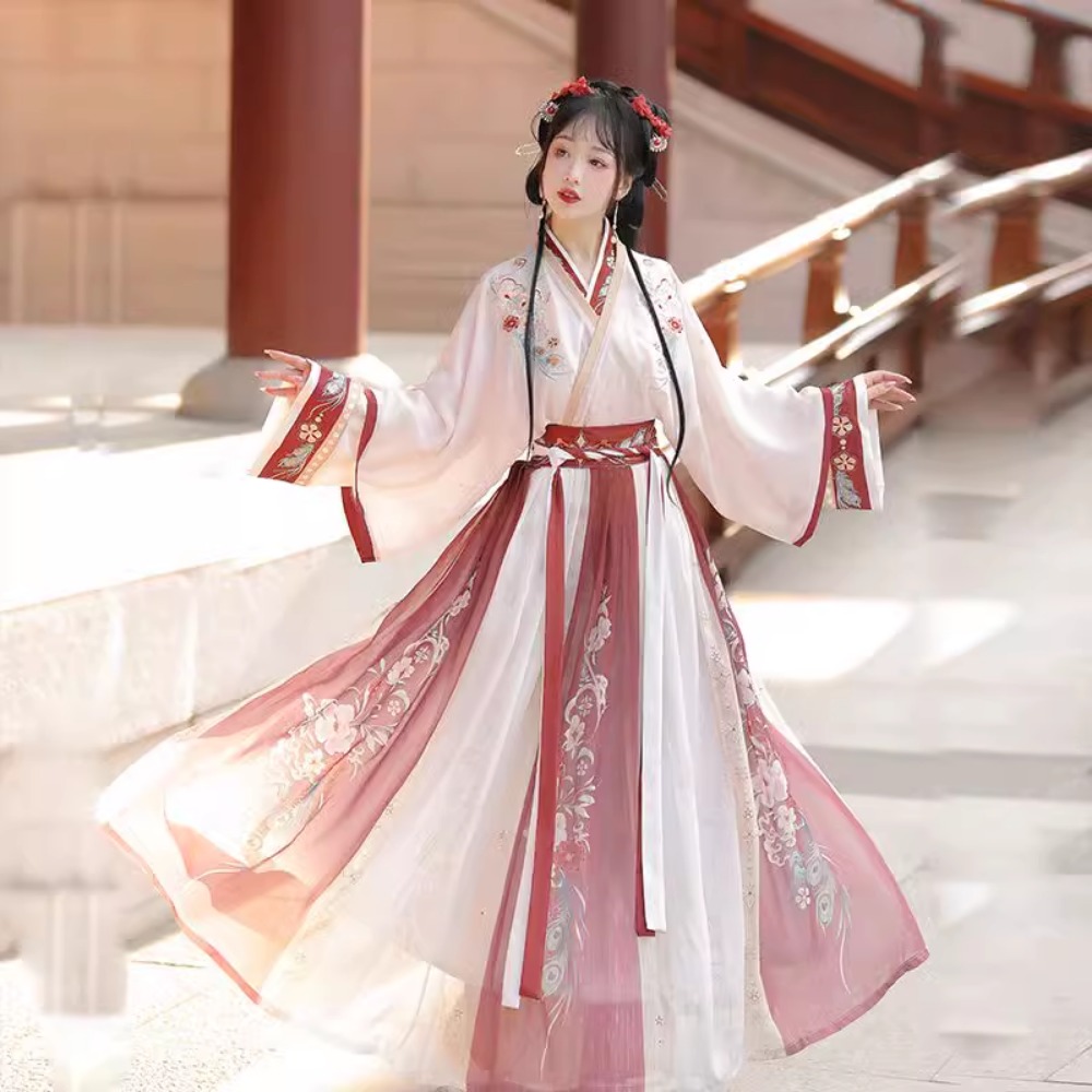 Hanfu-vestido tradicional chino, disfraces de Cosplay, estilo étnico, espectáculo, ropa de moda para escenario, ropa de mujer, vestido de fiesta de hadas