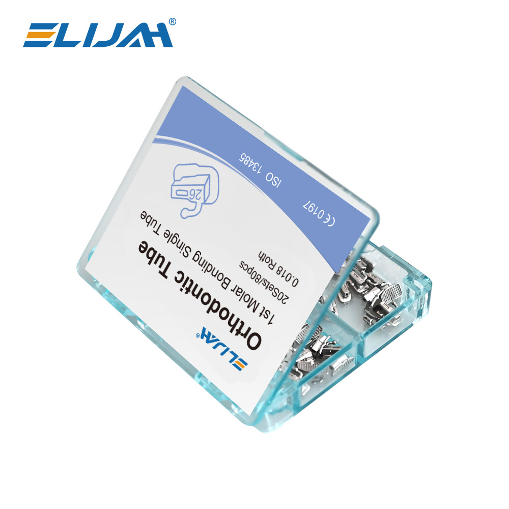 歯科矯正頬側チューブ、接着可能な第1大臼歯モノブロック、変換不可能なシングルチューブ、mbt歯科ツール、20セット、80個