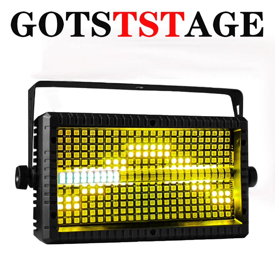 GOTSTAGE 60W Mni LED Strobe Remote 48 White 288 color LEDs 3in1 48Partition DMX Super Bright Dj Strobe Stage Lighting Effects