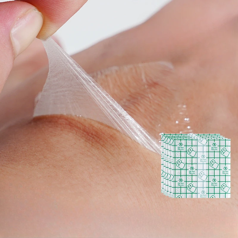 50 teile/satz PU Film Patch Haut Band Intravenöse Injektion Wunde Schutz Wasserdichte Transparente Pflaster Erste Hilfe Pflaster