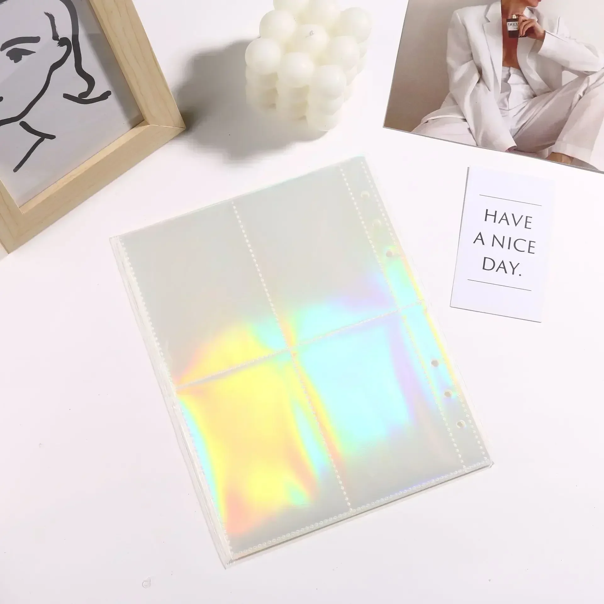 A5 High Definition Transparent Photo Album Kpop Idol PostCard Album Multi-Pockets Photo Card Binder Inner Pages Photocard Binder