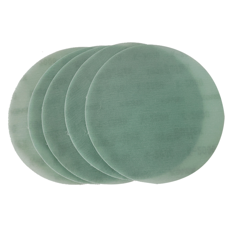 Original authentisches japanisches Kovax-Schleifpapier, rund, 12,7 cm, weicher Film, 125 mm, Assilex Buflex-Polier-Schleifpapier