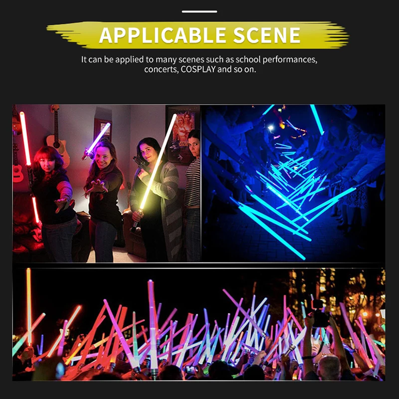 Mới RGB Lightsaber Laser Thanh Kiếm Đồ Chơi Đèn Saber 7 Màu Sắc Thay Đổi Trẻ Em Soundfonts Lực FX FOC Blaster Đồ Chơi Jedi Laser thanh Kiếm Quà Tặng