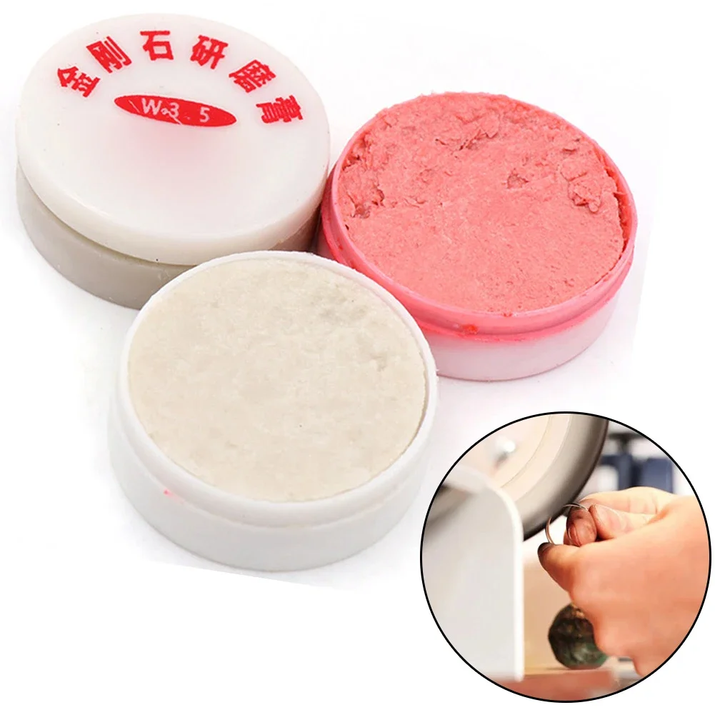 Durable Grinding Paste Diamond Powder White/Pink/10g Abrasives Cemented Carbide Gemstones Jade Polishing Paste