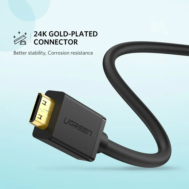 Ugreen-miniadaptador HDMI 4K, Compatible con Raspberry Pi ZeroW, videocámara, portátil