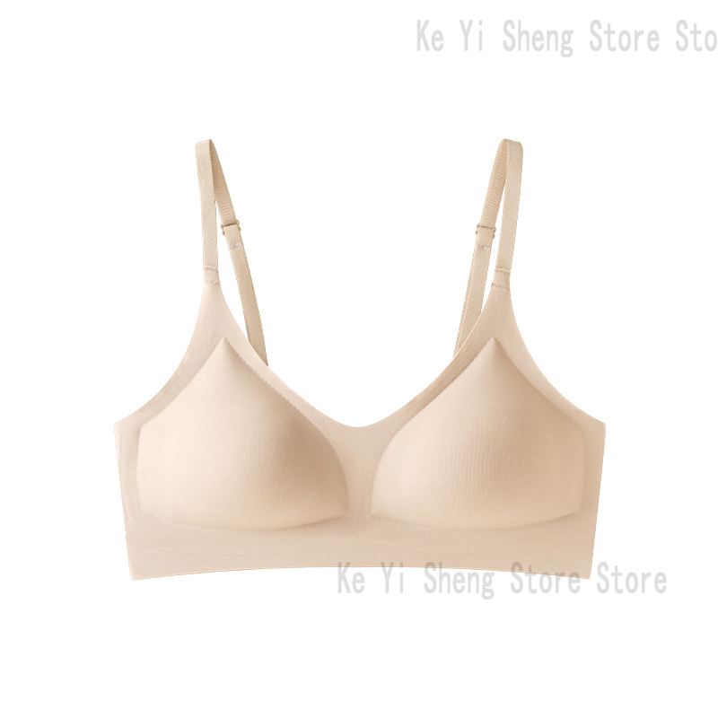 Reggiseno da donna, biancheria intima senza cuciture, seni grandi, seni piccoli, raccolta, coppa sottile semi-fissata, bellissimo reggiseno posteriore, sexy