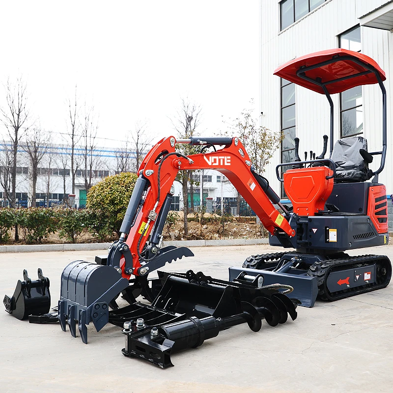 Miniexcavadora hidráulica de 1,2 toneladas EPA/Euro5 Crawle 1200KG excavadora pequeña excavadoras de 2 toneladas excavadora eléctrica de fábrica