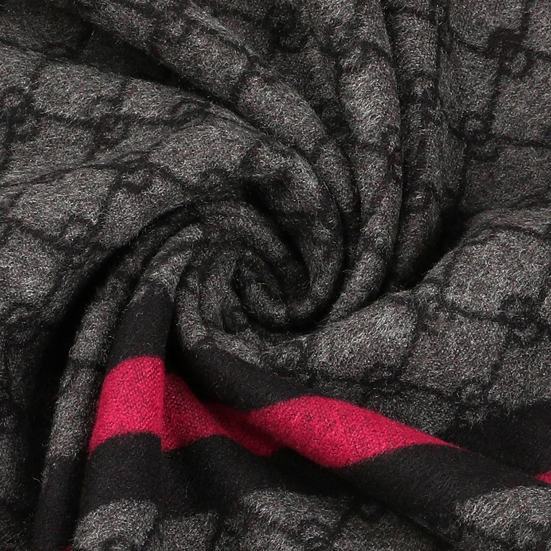 Bufanda de diseñador de marca de lujo para hombre, bufandas de negocios de Cachemira de alta calidad, chal cálido de invierno, bufandas de seda Vintage, regalos, 2024