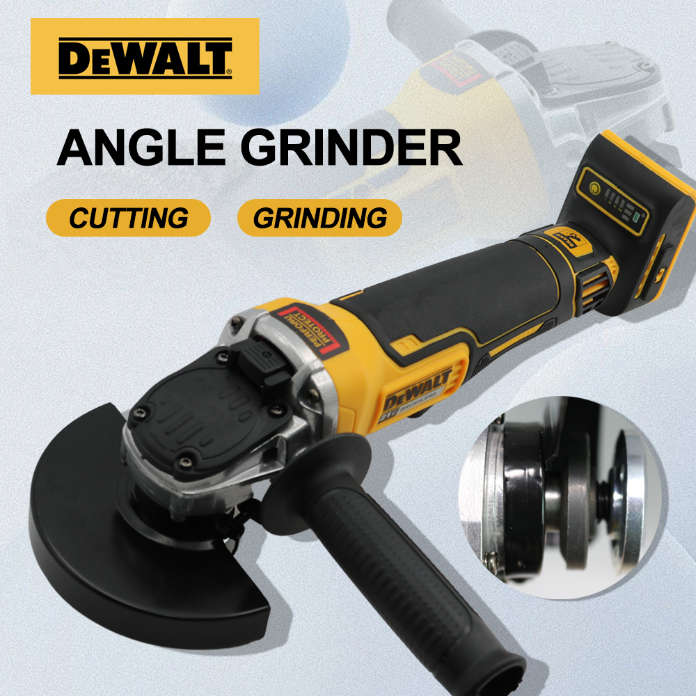 DEWALT DCG406 Kit 100/125MM 20V meuleuse d'angle sans brosse Maglev métal coupe charge meuleuse d'angle sans batterie