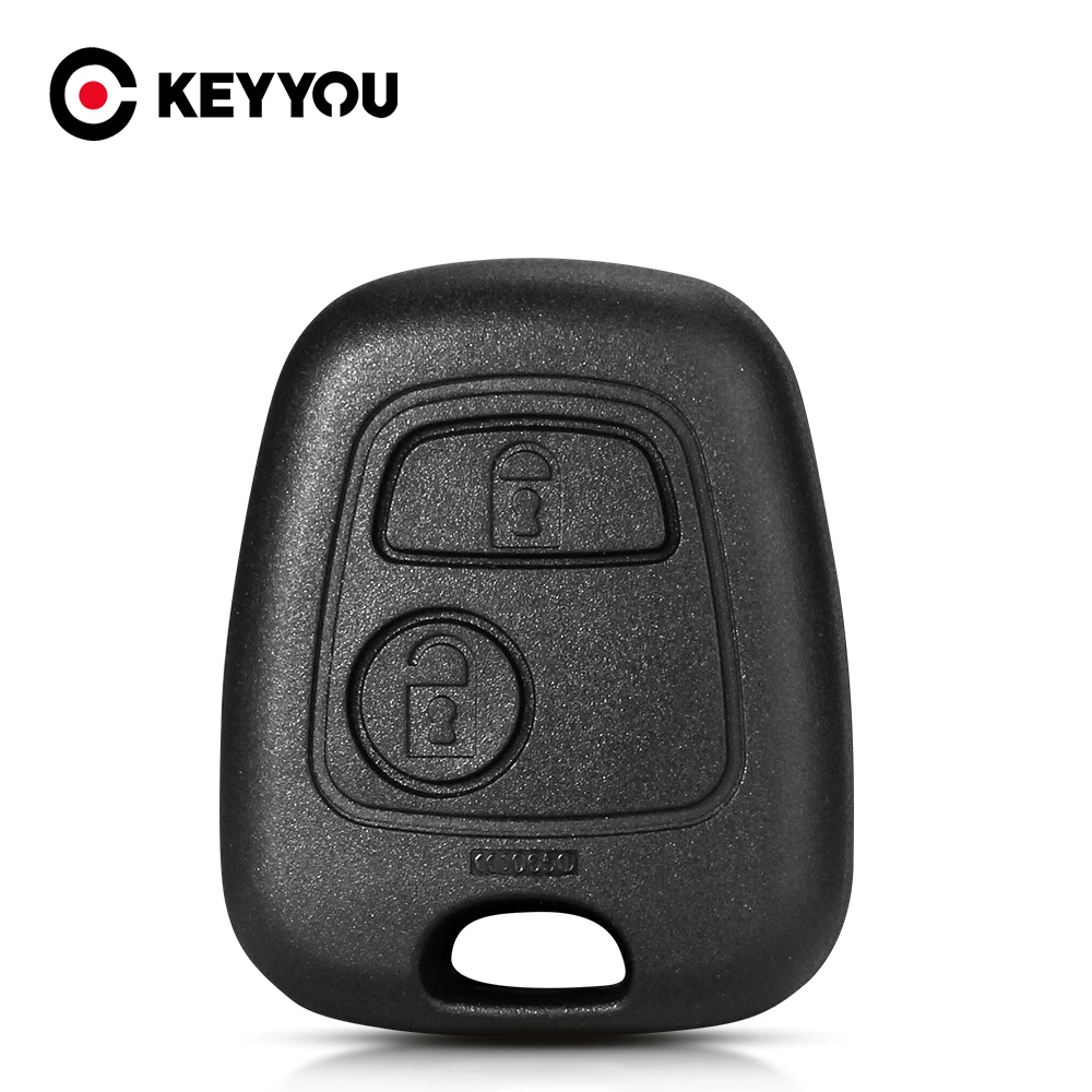 KEYYOU чехол для дистанционного ключа автомобиля, сменный чехол для брелока для Citroen C1 C4 для Peugeot 107 207 307 407 206 306 406