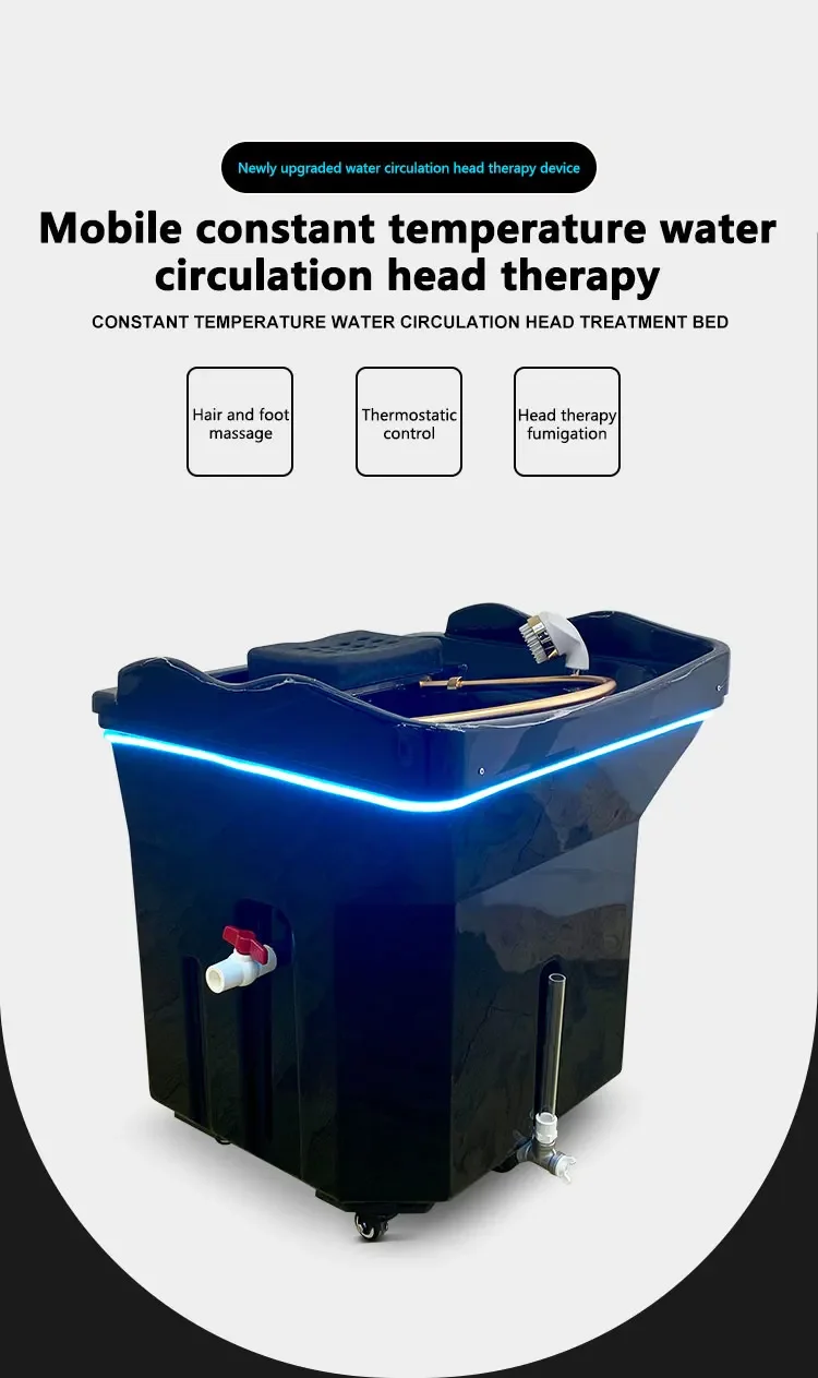 Chaise d'évier en denim portable, meubles de salon, tête de styliste, arche de spa, chaise de shampoing, meilleure vente, nouveau, 2025