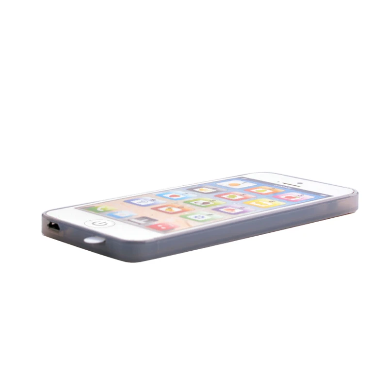 Telefono di simulazione per bambini Giocattoli educativi precoci musicali per bambini Cellulare per apprendimento dell'inglese con giocattolo vocale mobile con suono leggero