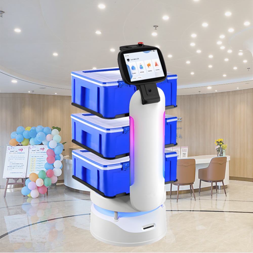 Dealership Delivery Robot For Transporting Drugs And Equipment Robot