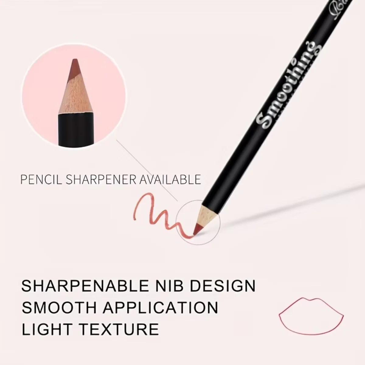 Crayon à lèvres mat imperméable, teinte rouge Contour, rouge à lèvres longue durée, tasse antiadhésive, maquillage hydratant pour les lèvres, 12 couleurs