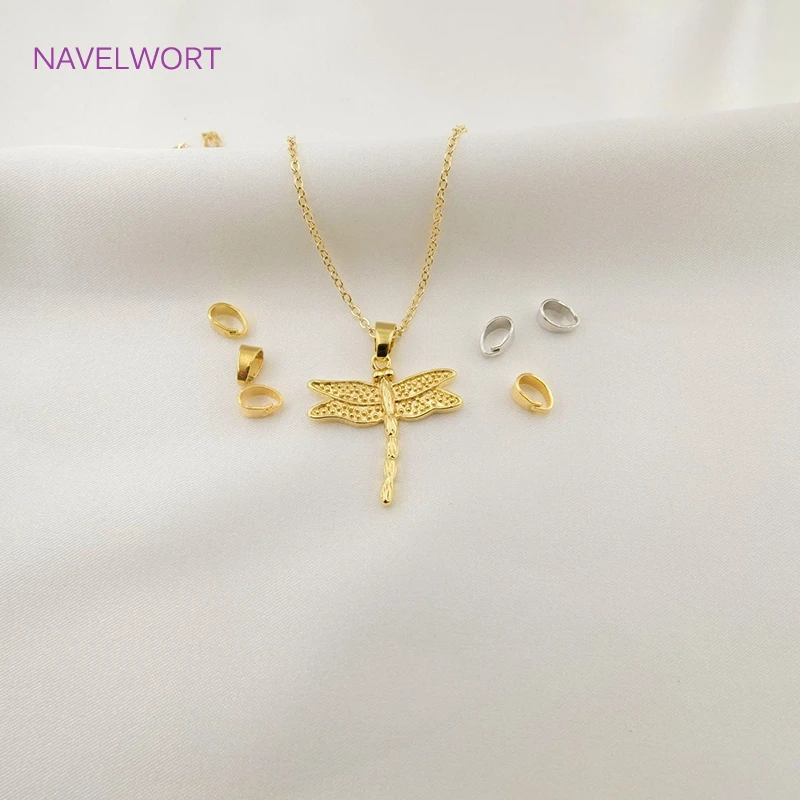 Mạ Vàng 18K Đồng Hẹp Thon Hàn-Trên Mặt Dây Chuyền Bảo Lãnh, hình Giọt Nước Mặt Dây Chuyền Bảo Lãnh Vòng Cổ Làm Phụ Kiện Bán Buôn