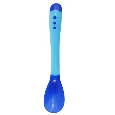 Utensílios de mesa complementares para bebês de 0 a 5 anos, acessórios fotográficos, 40 graus, sensível à temperatura, mudança de cor, silicone macio