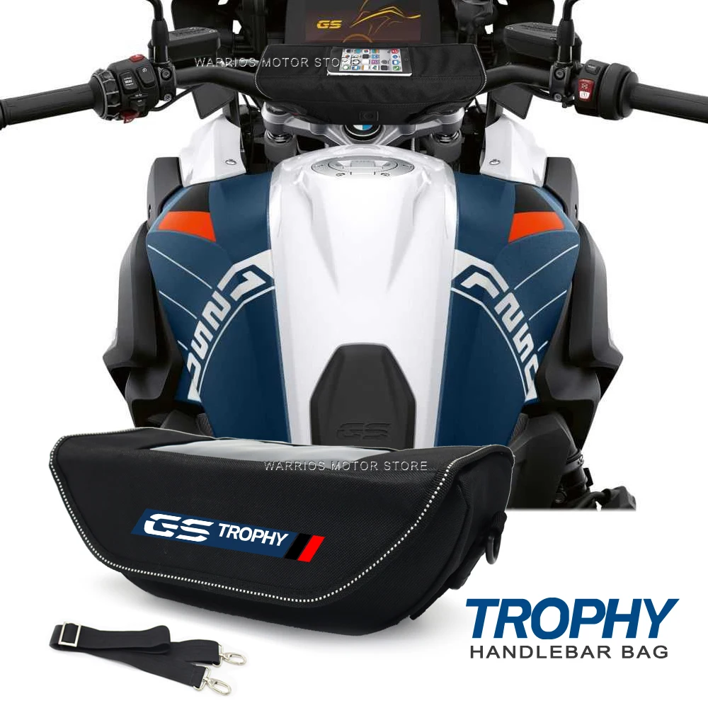 Bolsa de manillar impermeable para BMW R 1250 GS GS Trophy 2023, almacenamiento de accesorios para motocicleta, bolsas de herramientas de viaje