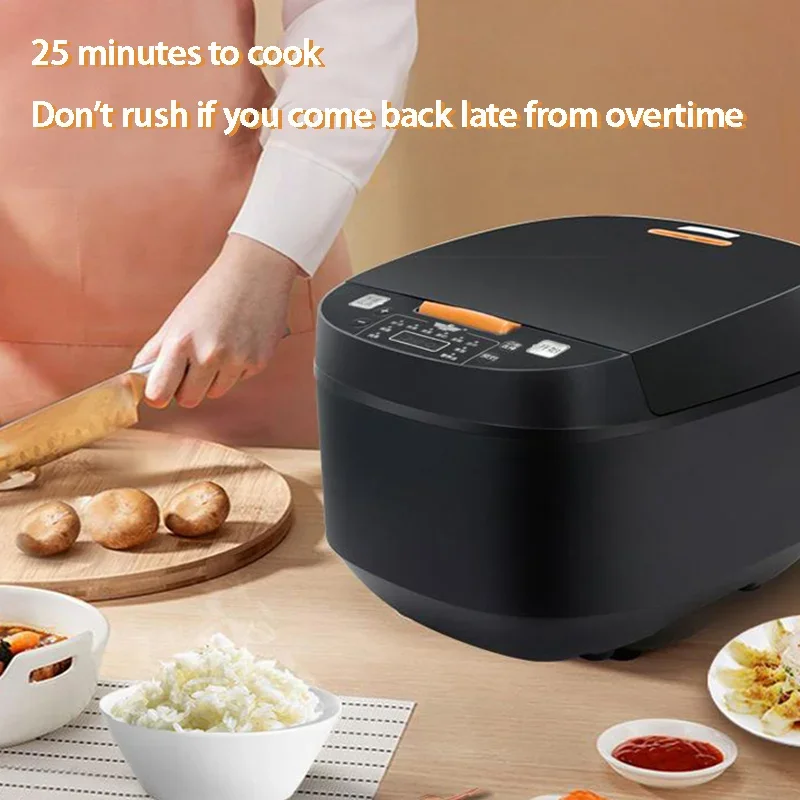 5L Hộ Gia Đình Nồi Cơm Điện Thông Minh Hẹn Thời Gian Làm Nóng Cơm Điện Cao Lửa Nấu Nhanh Nồi Cơm Đa Chức Năng