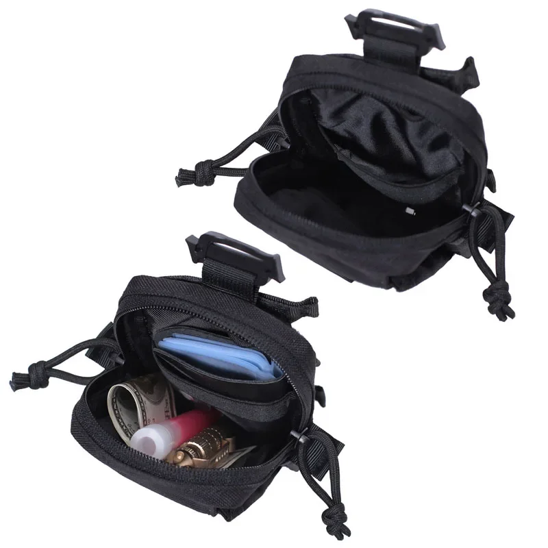 Molle 전술 허리 가방 야외 비상 edc 주머니 전화 팩 스포츠 등산 러닝 액세서리 도구 사냥 가방