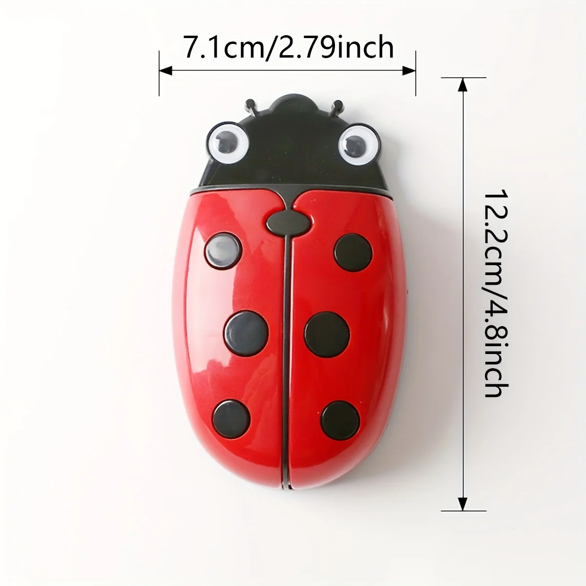 ที่ใส่ปากกาแม่เหล็ก Ladybug และยางลบ - อุปกรณ์เสริมไวท์บอร์ดอเนกประสงค์, กล่องเก็บพลาสติกการ์ตูน