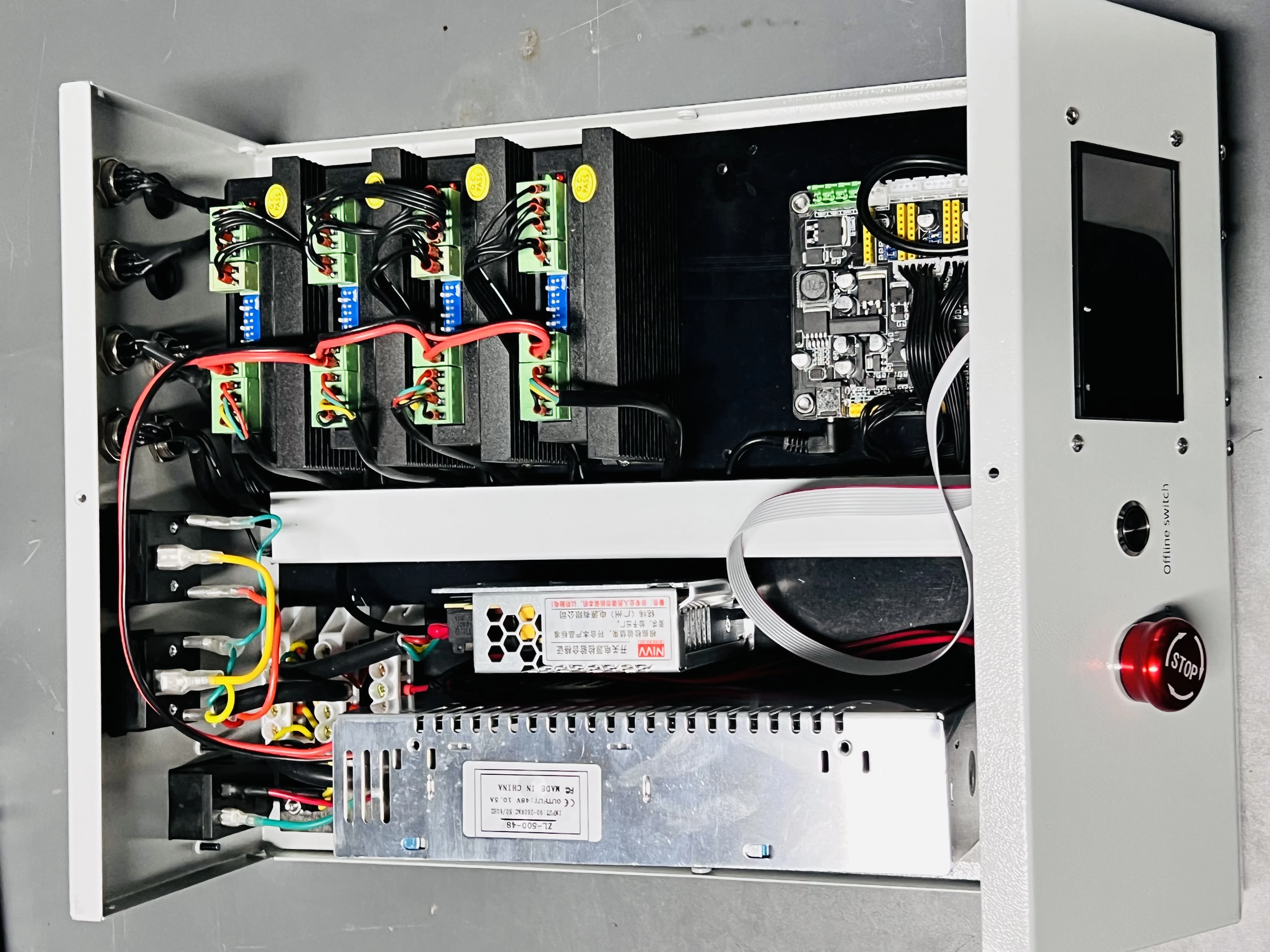 32bits GRBL ออฟไลน์ Controller A4988/8825 Driver 4 แกนควบคุมสนับสนุนเลเซอร์ 300/500W แกนสําหรับ CNC แกะสลักเครื่อง