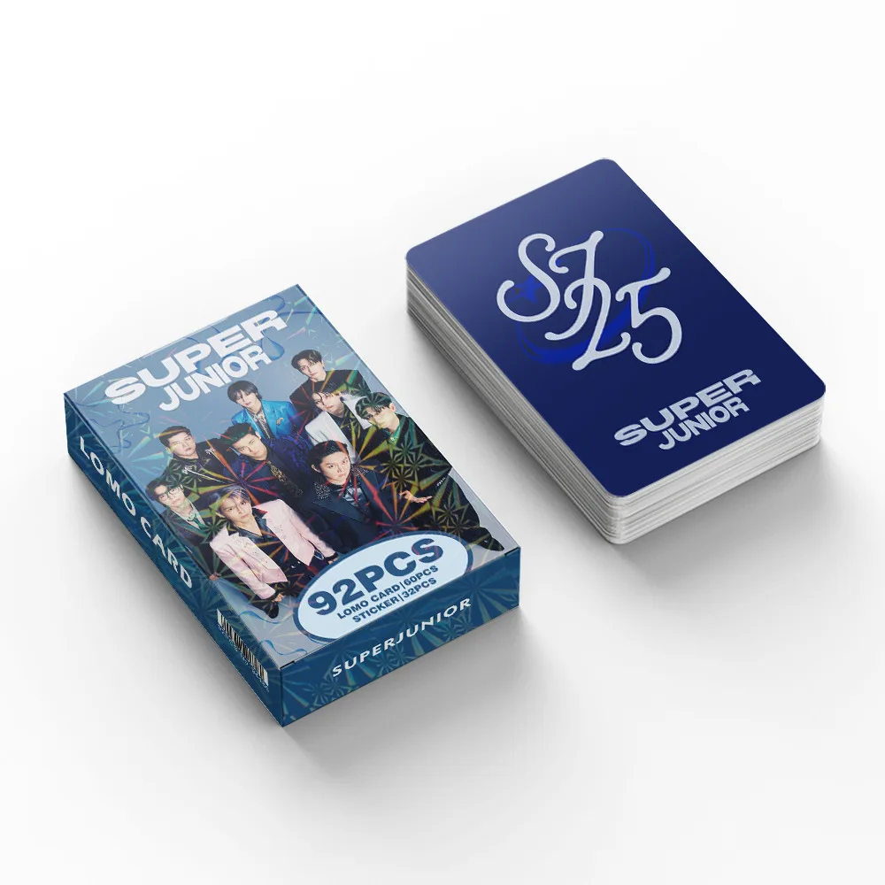 92 шт./компл. SUPER JUNIOR, новая серия, карты и наклейки Lomo LeeTeuk HeeChul Yesung DongHae SiWon RyeoWook KyuHyun, подарки для фанатов