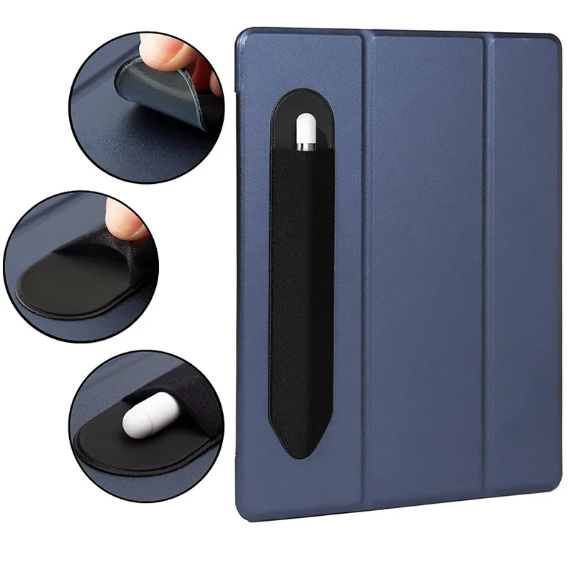 Soporte Universal para lápiz adhesivo para Apple IPad IPencil 2 1 funda autoadhesiva bolsa adjunta funda portalápices