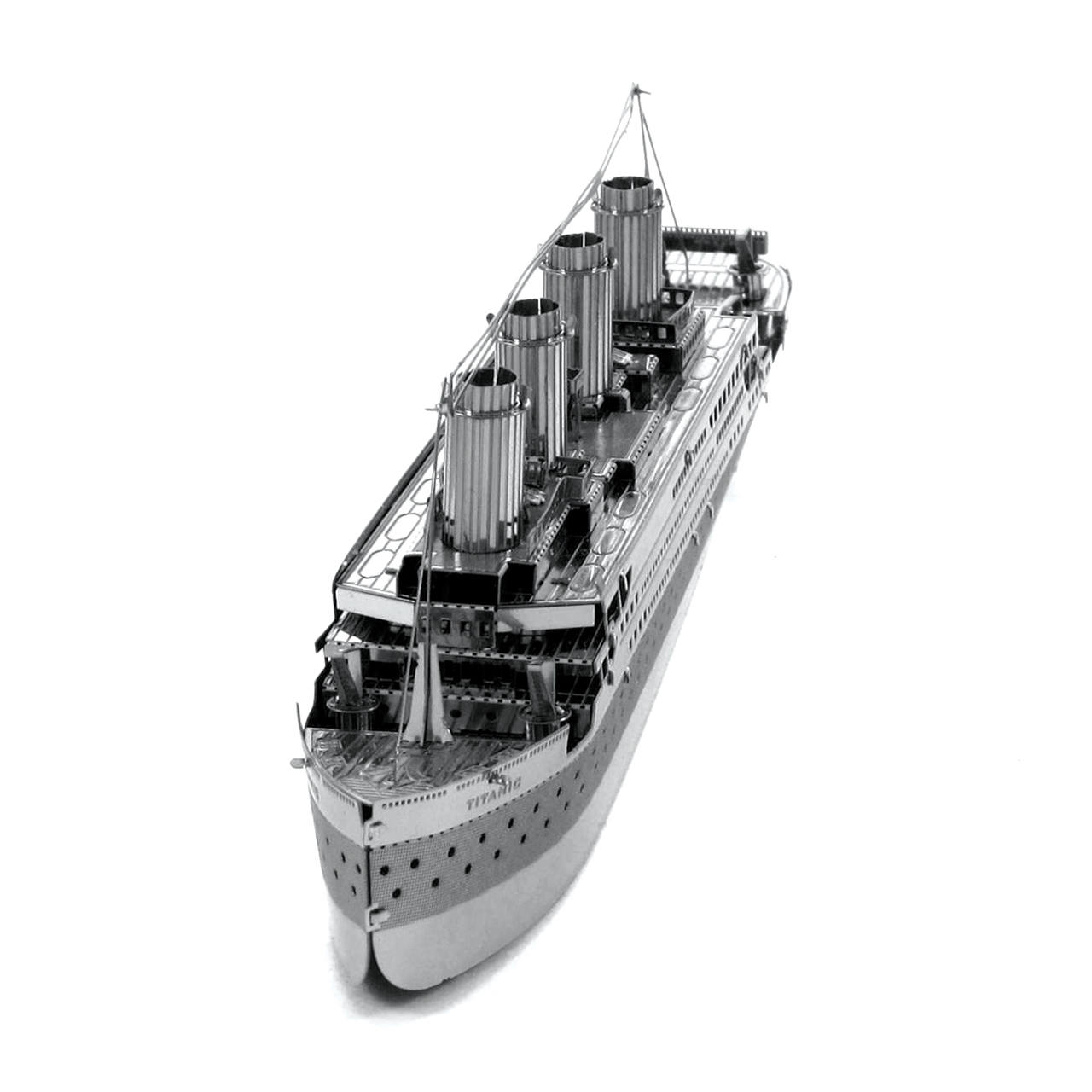 Titanic 3D Puzzle Metal Model Kits, corte a laser, brinquedo para crianças, DIY