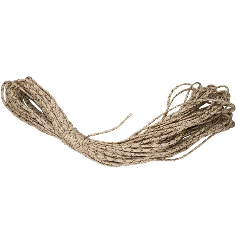 550 wojskowy Paracord 7 Strand 4mm taktyczna linka spadochronowa akcesoria kempingowe Outdoor Survival DIY bransoletka lina