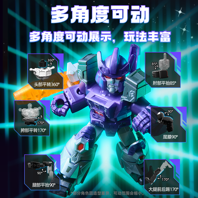 NEU Blokees Transformers 12PCS GV01-GV05 Optimus Prime, Megatron, Soundwave, Grimlock, Shockwave, Surprise Blind Box Kindergeschenk