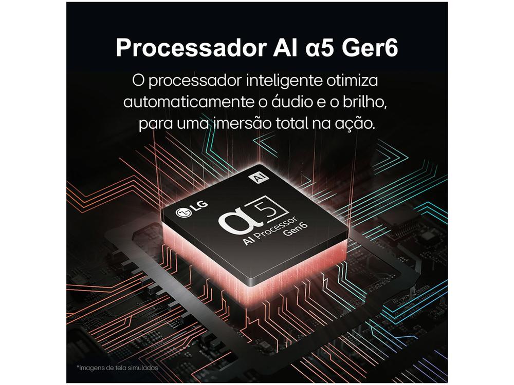 Smart TV 32" LG HD LCD 32LR600BPSA com Alexa 2 HDMI 1.4 USB