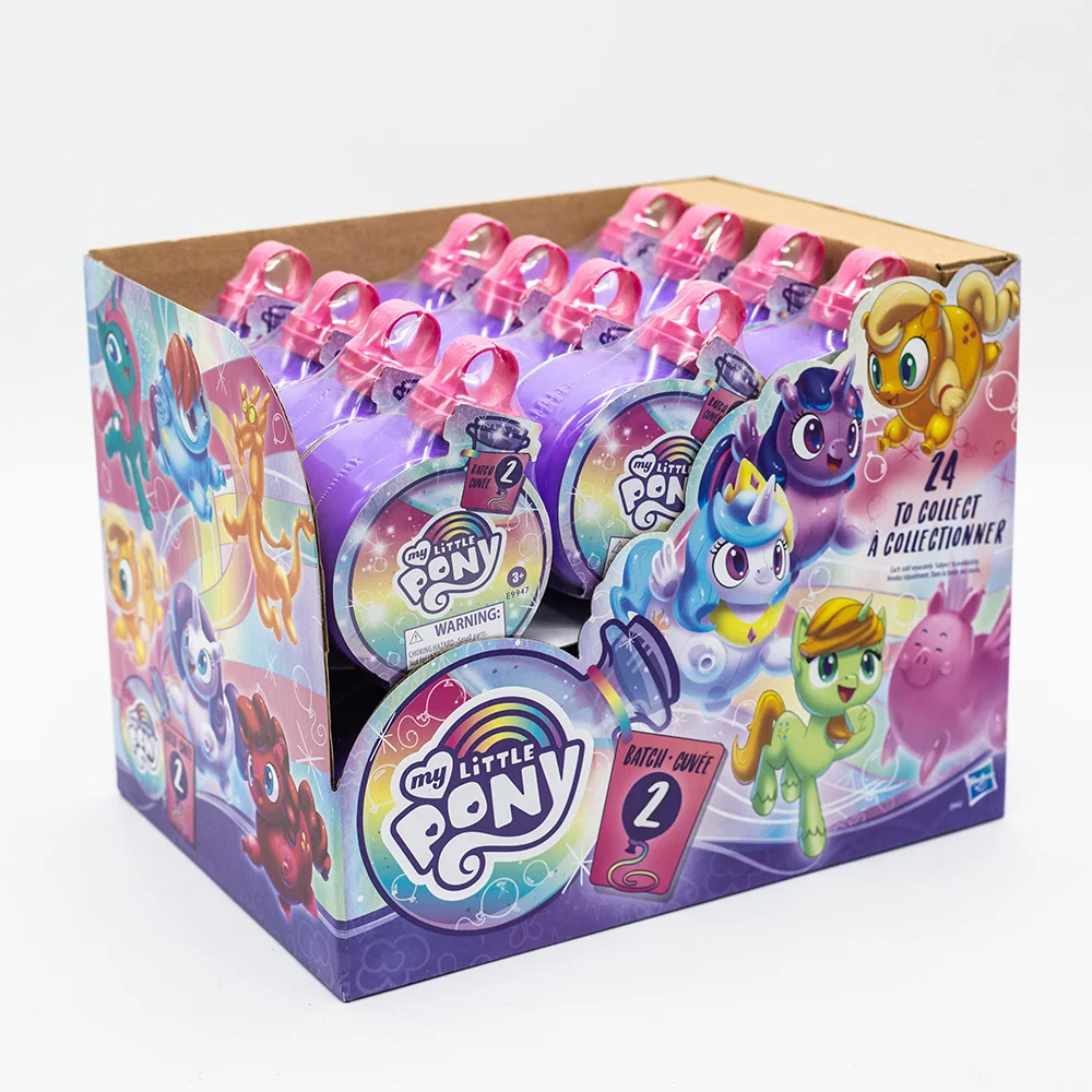 Hasbro meu pequeno pônei poção mágica surpresa estatuetas boneca bonito crepúsculo brilho raridade caixa cega brinquedo da menina crianças presentes de aniversário