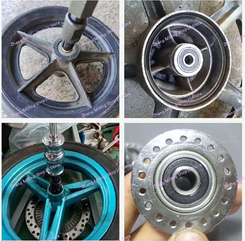 Extractor de cojinetes de orificio ciego, desmontaje de pinza de acero, Extractor de cojinetes internos, Extractor resistente, herramientas automotrices para motocicleta