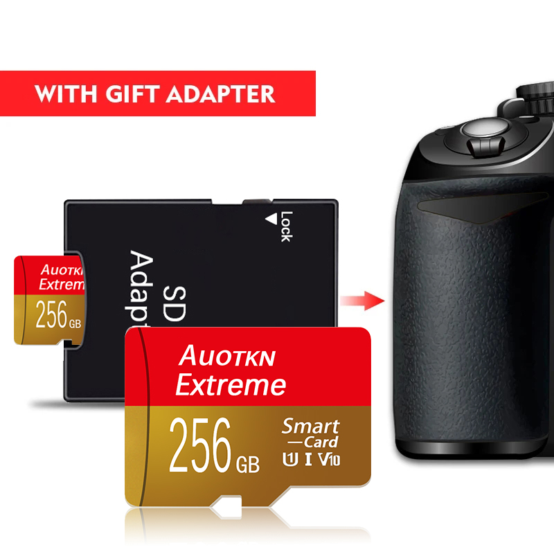 Kostenloser Adapter Micro Speicher karte Neue 8GB 16GB 32GB 64GB 128GB 256GB 512GB Flash SD/TF Karte Micro karte 8 16 32 64 128GB Für Telefon