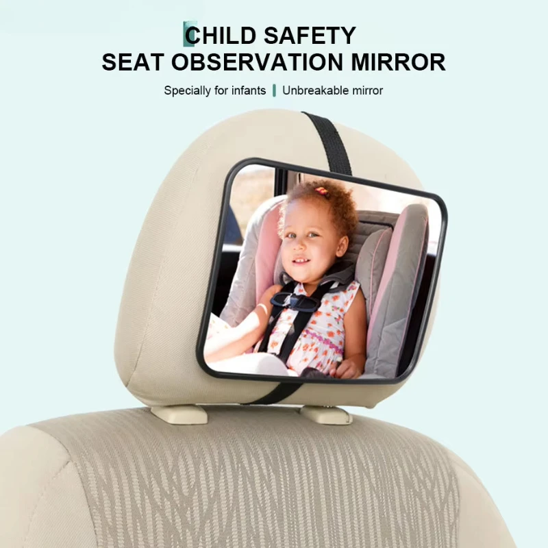 Espelho retrovisor do carro espelhos do bebê para segurança interior espelho universal assento de carro encosto de cabeça espelho monitor criança segurança do bebê condução