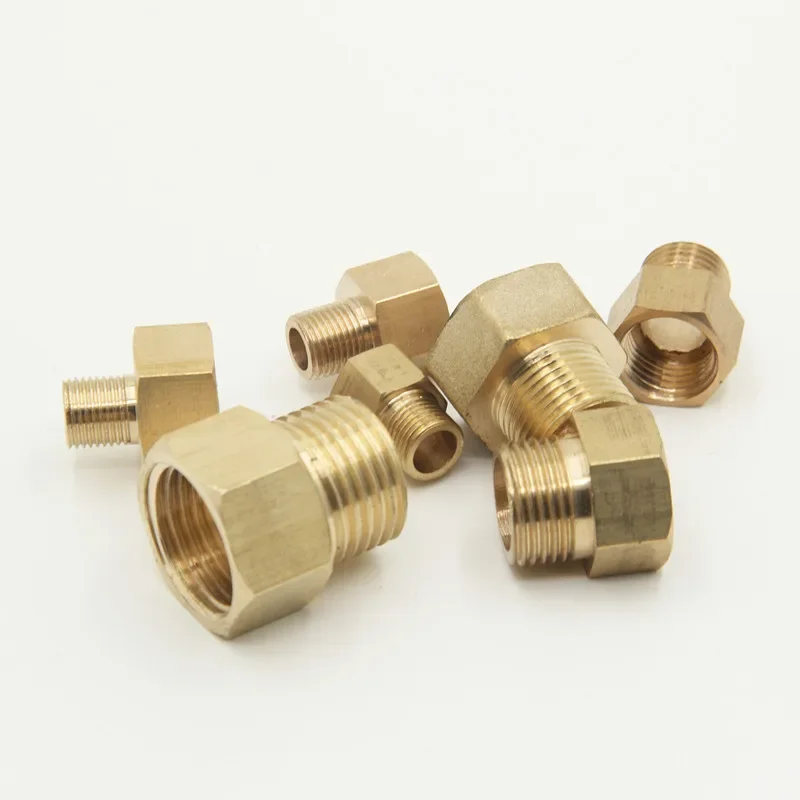 1 Chiếc Đồng M/F 1/8 "1/4",3/8 "1/2" 3/4 "BSP Dây Chuyền Nam Sang Nữ Phối Ren Đồng Khớp Nối Adapter Đồng Ống