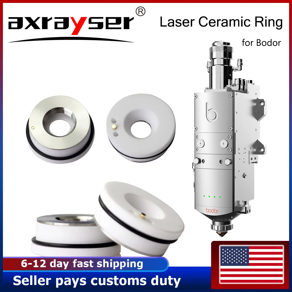 Bodor Laser Ceramic Ring D28 32mm  M11/14 Nozzles Holder Fiber Cutting Head Parts
