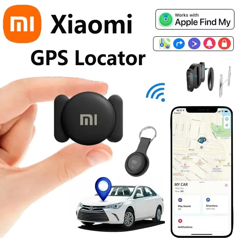 Xiaomi GPS-локатор, кошелек для домашних животных, чемодан, автомобильное глобальное отслеживание позиционирования, отслеживание пожилых детей, анти-потерянный искатель для iPhone Find My