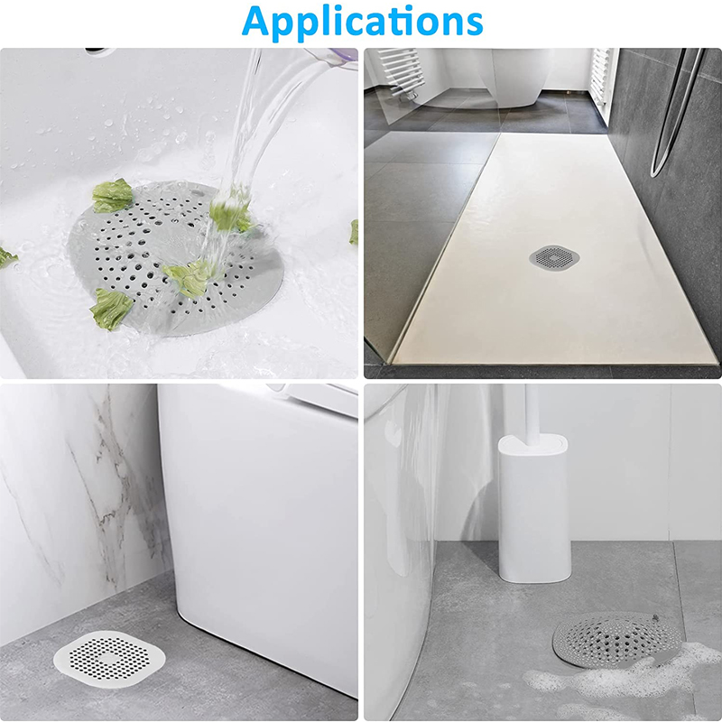 Küche Waschbecken Filter Anti-verstopfung Dichtung Pad Badezimmer Boden Sieb Dusche Kanalisation Abflüsse Abdeckung Haushalt Haar Catcher Stopper