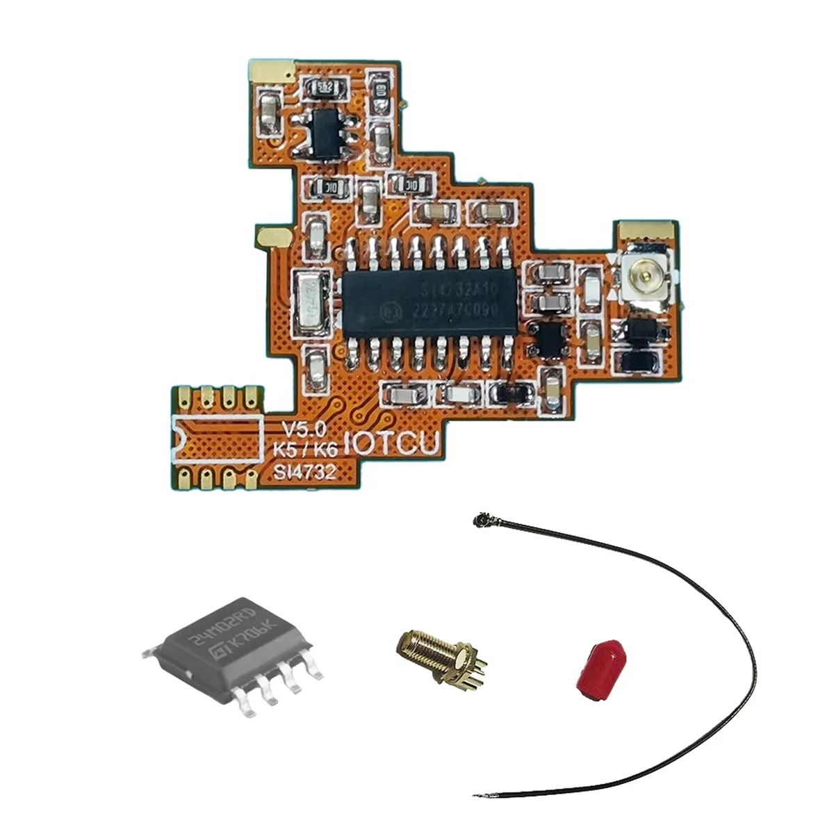 XFDE SI4732 V5.0 FPC Module+2M Chip Kit for Quansheng UV K5 K6 HF Shortwave Full Band Reception/Single Sideband Reception