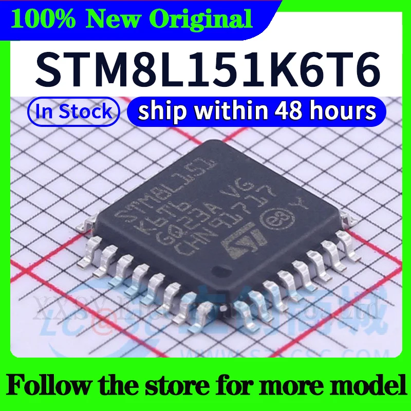 STM8L151C8T6 STM8L151C6T6 STM8L151K6T6 STM8L151K4T6 STM8L151G6U6 STM8L151C8U6 STM8L151R6T6 STM8L151R8T6 In stock 48 hours ship
