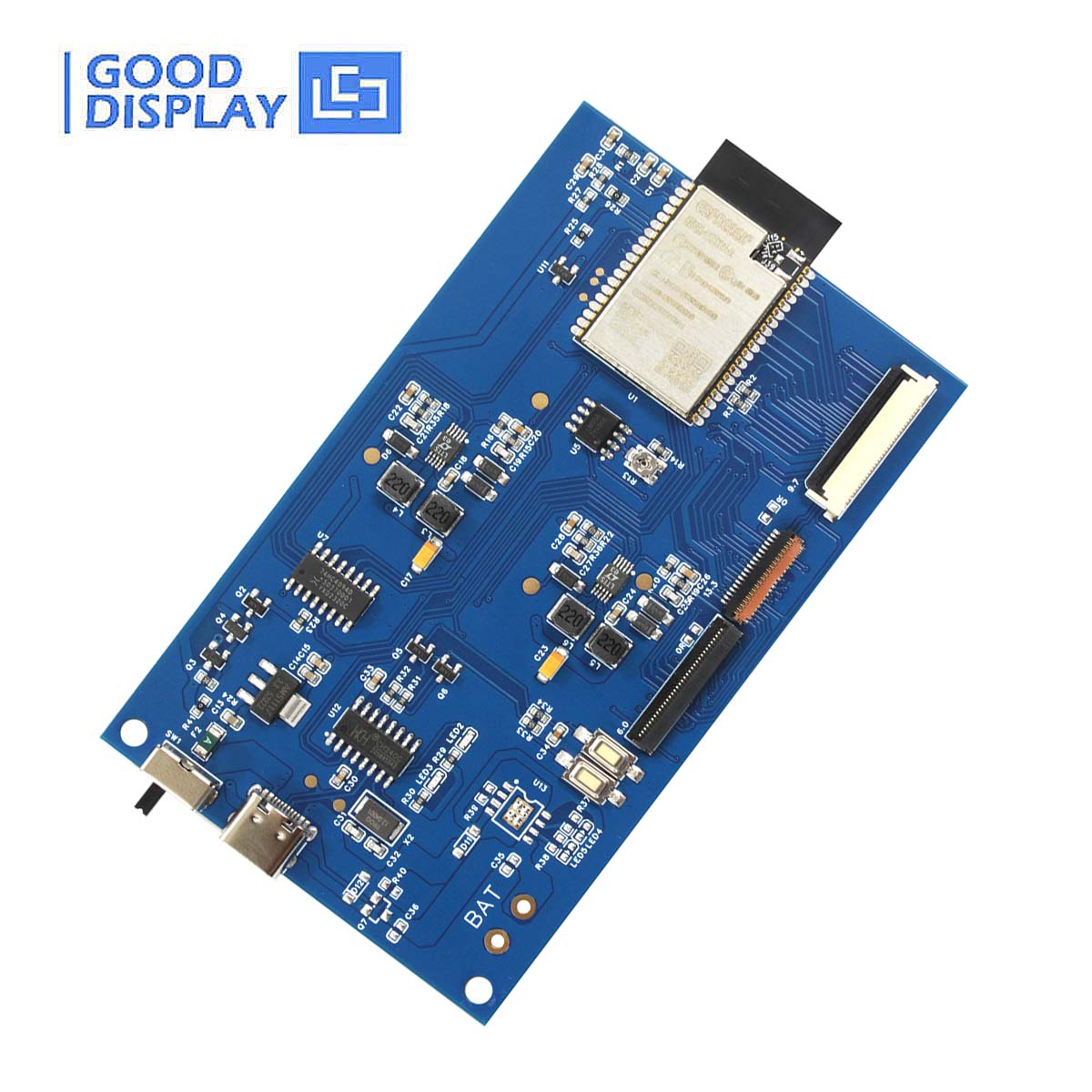 Платформа для тестирования параллельных экранов GooDisplay 9,7 дюйма 13,3 дюйма для разработки E-Paper EPDiy драйвера для дисплеев E-Ink