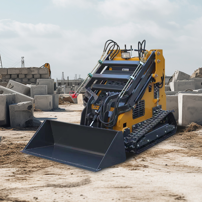 油圧ポンプ付きカスタマイズされた 430 スキッドステアローダー高品質多機能ローダーアクセサリーはすぐに変更できます