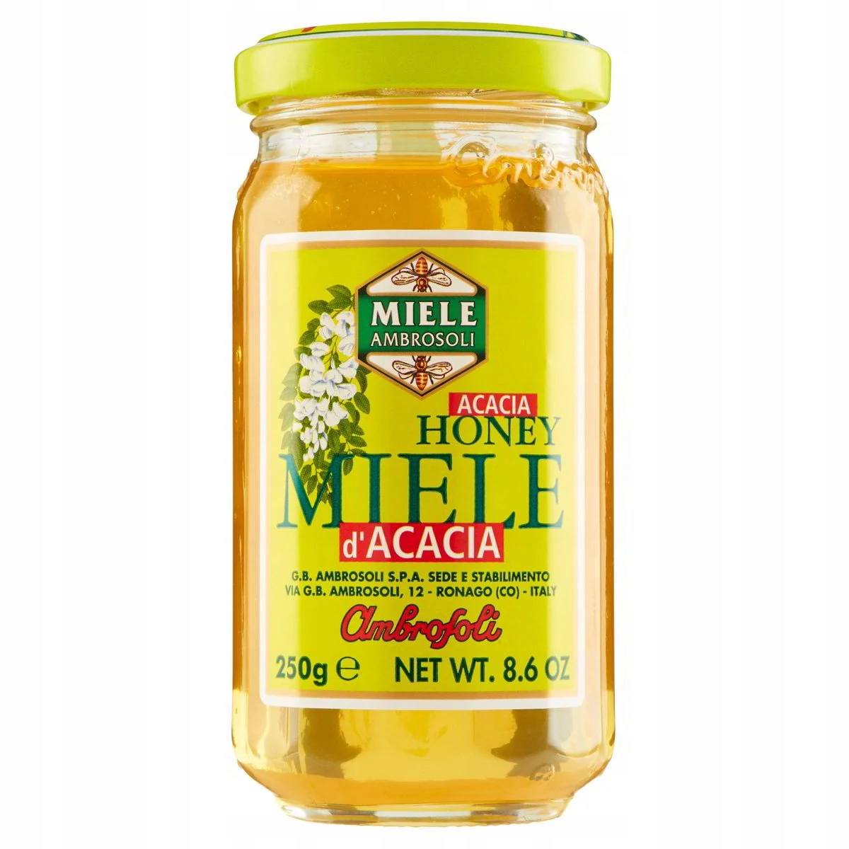 Miód akacjowy Ambrosoli Acacia 250g - Miele