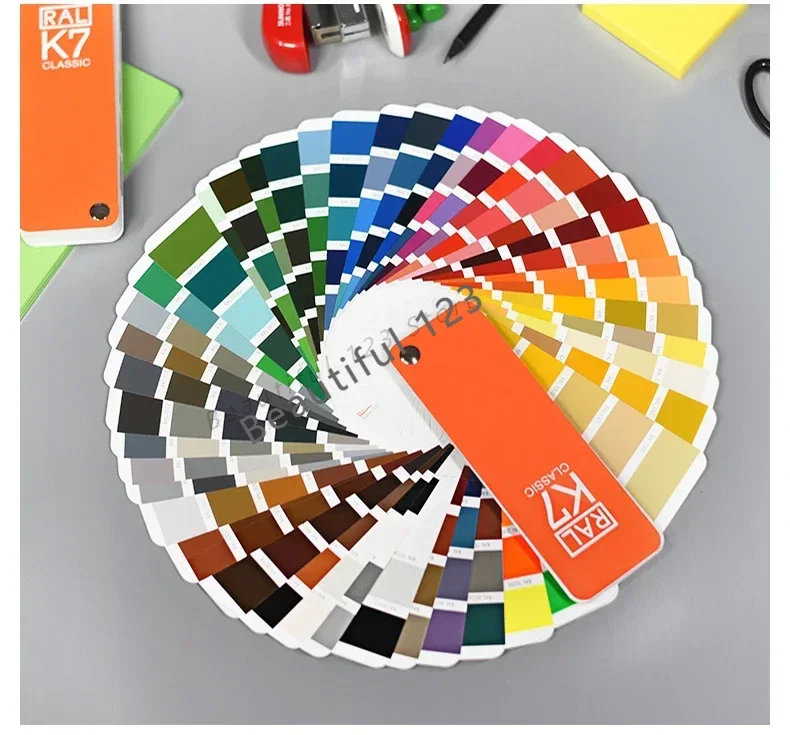 Carta di colore RAL originale della germania tabella dei colori standard internazionale Ral K7 per vernice 213 colori con confezione regalo