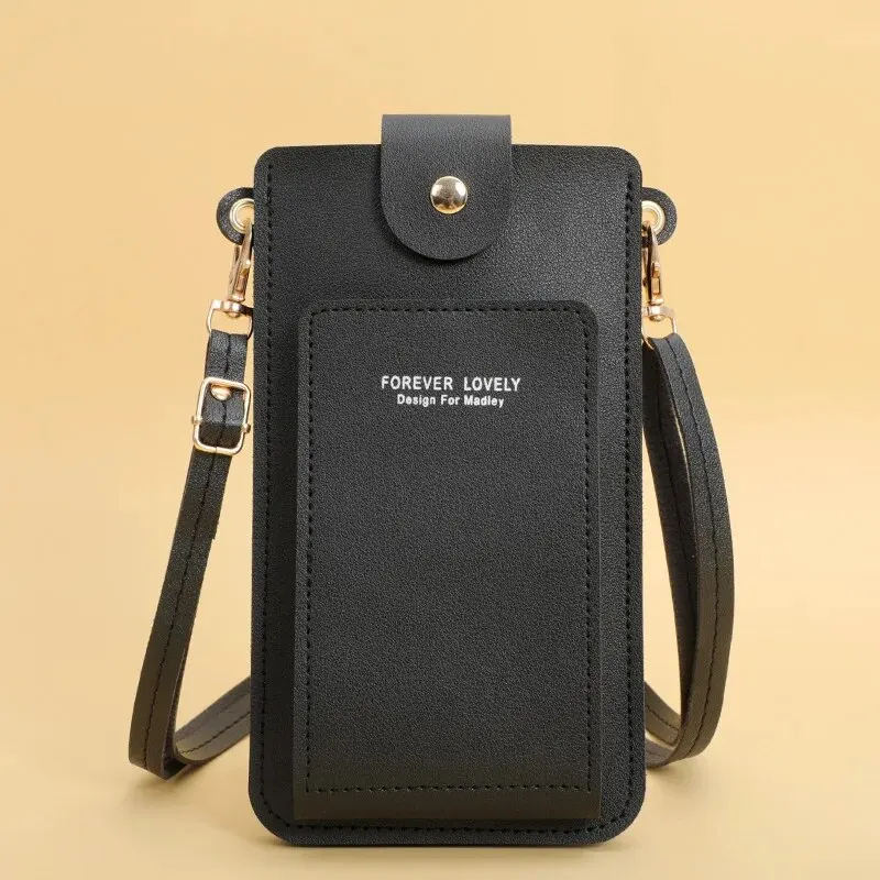 Borse da donna portafogli in morbida pelle Touch Screen borsa per cellulare borsa a tracolla a tracolla per borse da donna a buon mercato femminili