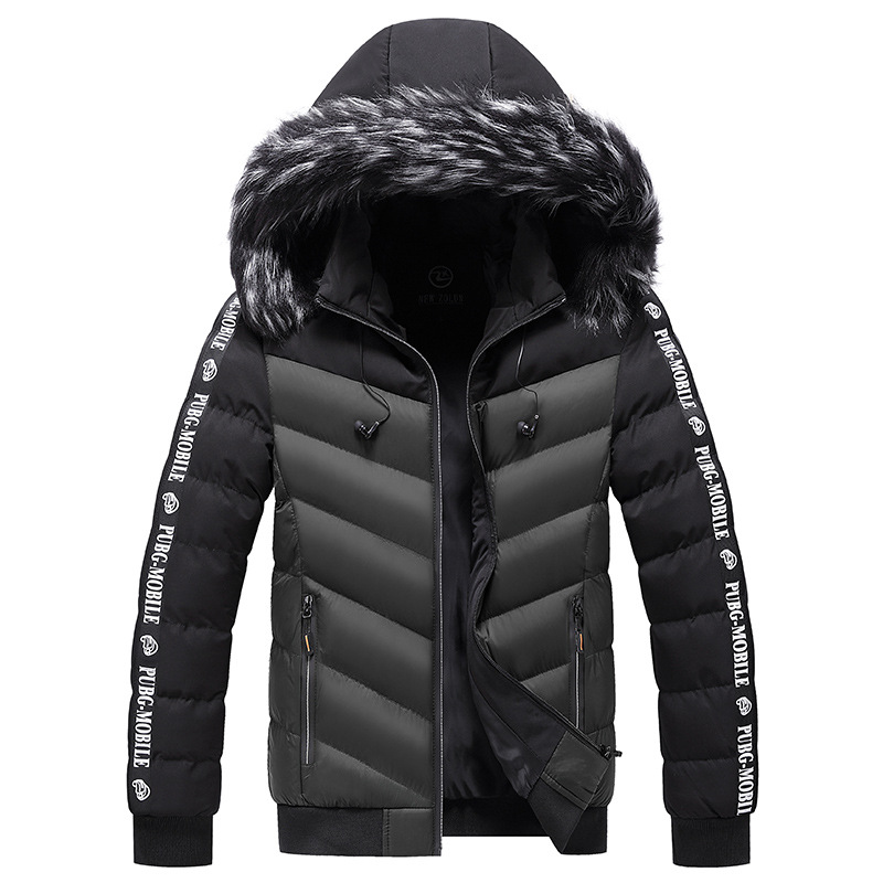 Parkas cálidas con capucha para hombre, chaquetas cortavientos para hombre, prendas de vestir, Parkas, abrigos para hombre, trajes con sombrero desmontable, Parkas, abrigos para hombre