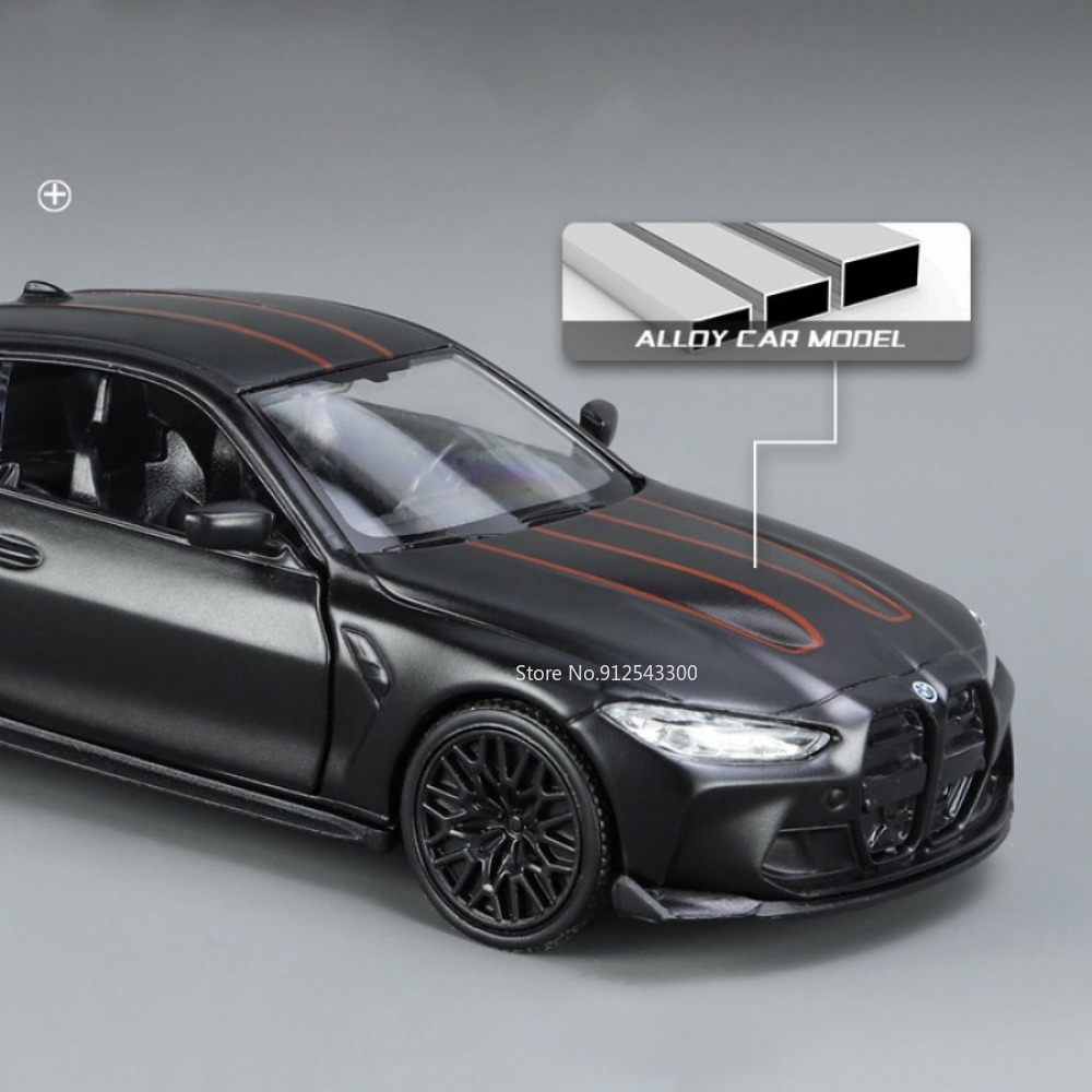 1/36 bmw m4 csl liga brinquedos modelo de carro alta simulação metal genuíno porta aberta puxar para trás função meninos presentes aniversário coleção