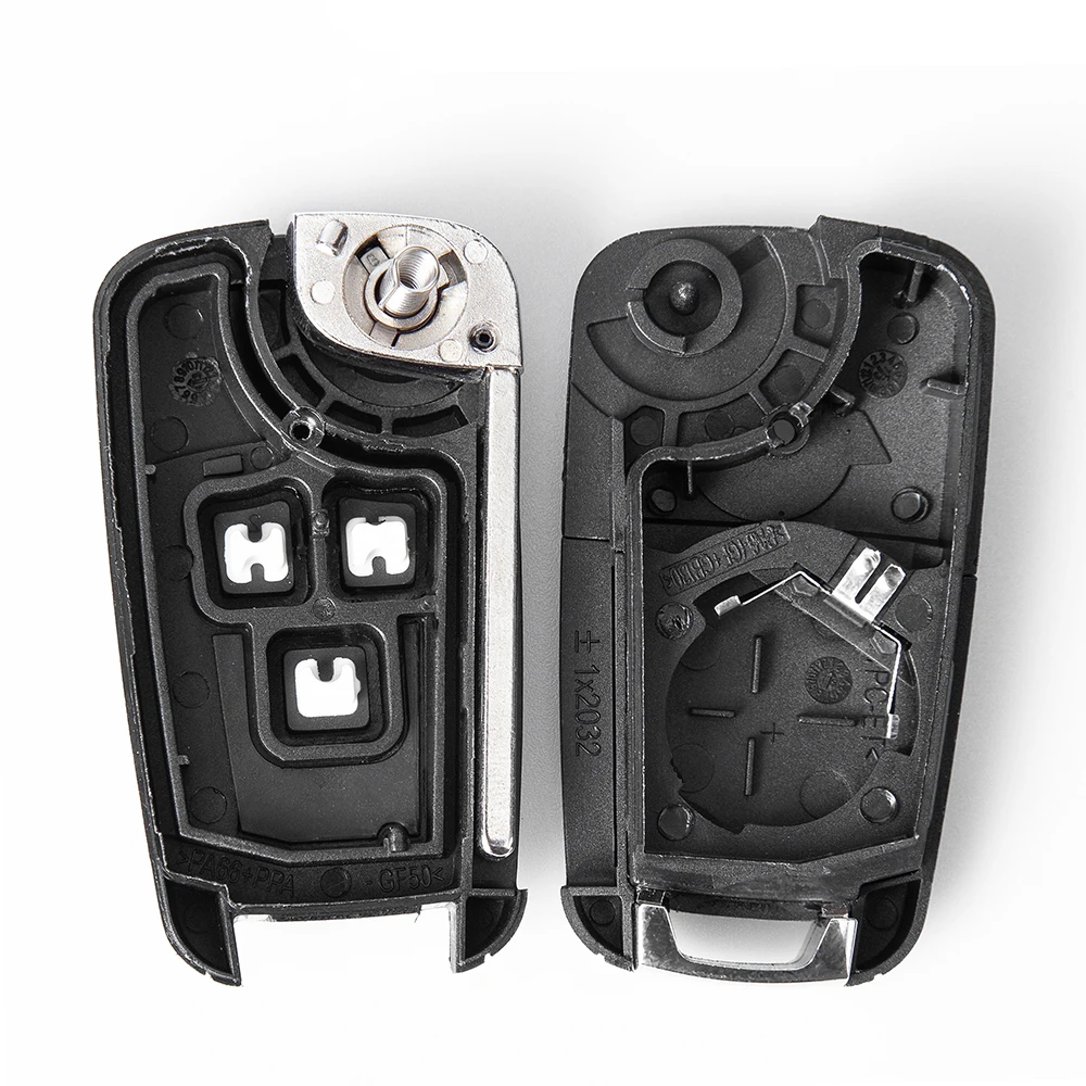2 3 Buttons Flip Folding Remote Key Case For Opel Vauxhall Corsa Astra Vectra Zafira Omega HU100 Uncut Blade